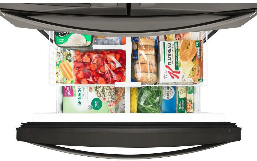 WRX735SDHV Whirlpool 24.5 cu ft 4 Door Refrigerator - Black Stainless Steel-4