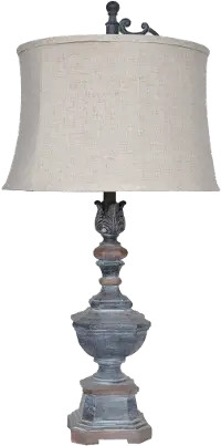 Resin Antique Iron Weather Vane Table Lamp