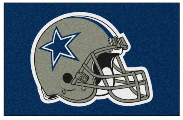 5727 2 x 3 X-Small Dallas Cowboys Starter Rug-1
