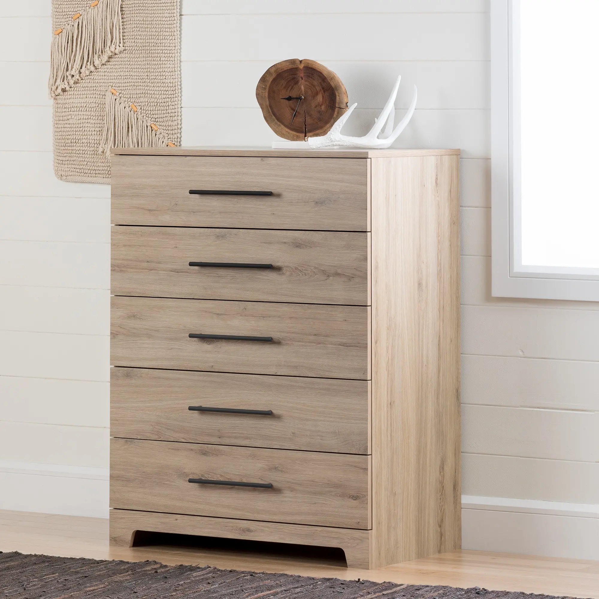 11309 Rustic Oak Chest of Drawers - South Shore-2