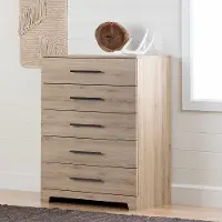 11309 Rustic Oak Chest of Drawers - South Shore