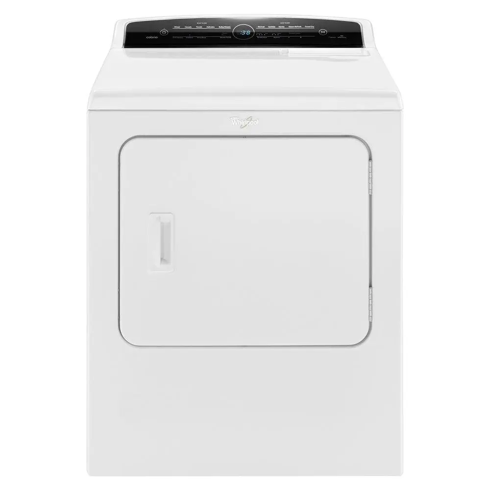 WED7000DW Whirlpool 7.0 cu.ft Top Load HE Electric Dryer with Advanced Moisture Sensing, Intuitive Touch Controls - White-4