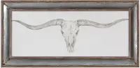 Skull Mount Print Framed Wall Art
