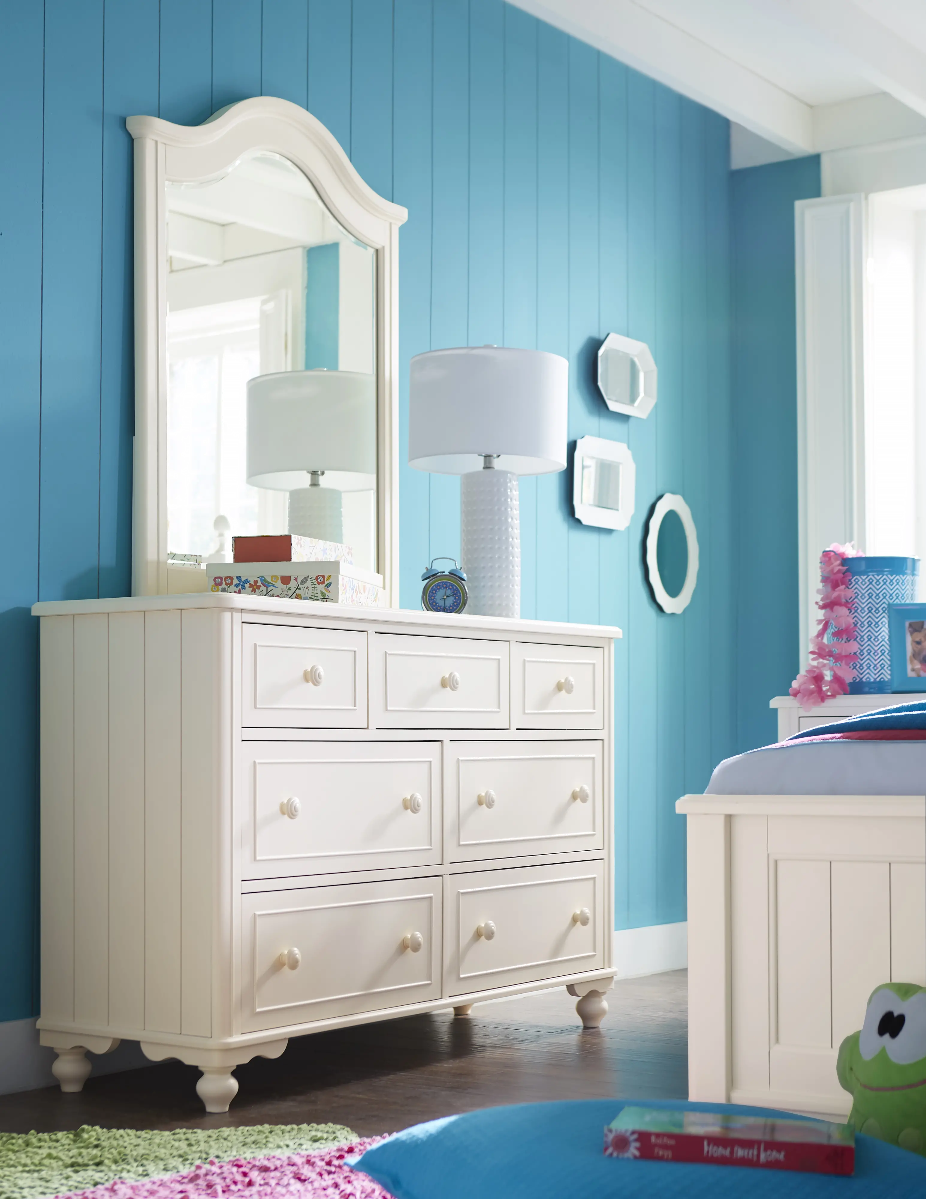Summerset Ivory White Mirror-1