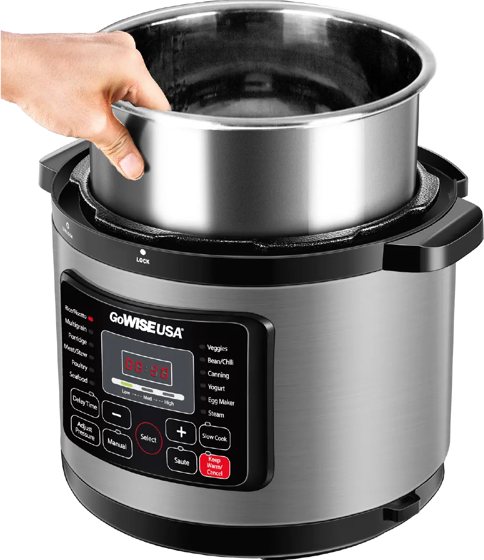 GoWISE Programmable 6-Quart Pressure Cooker-7