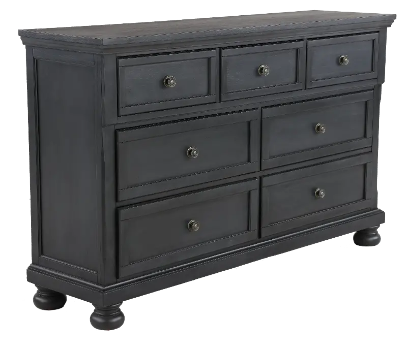 Stella Avalon Gray 7-Drawer Dresser