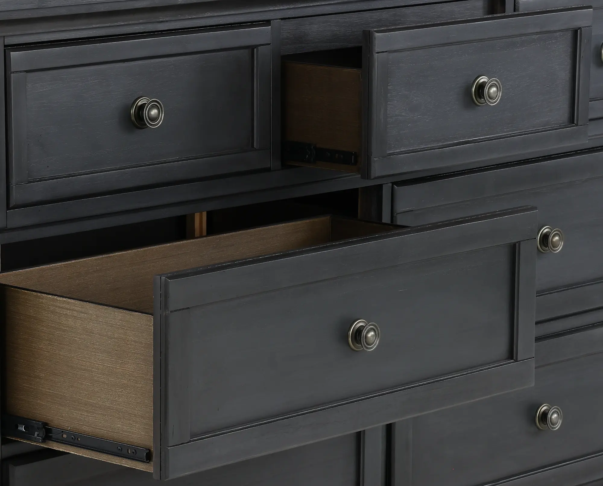 stella grey dresser Stella Avalon Gray 7-Drawer Dresser