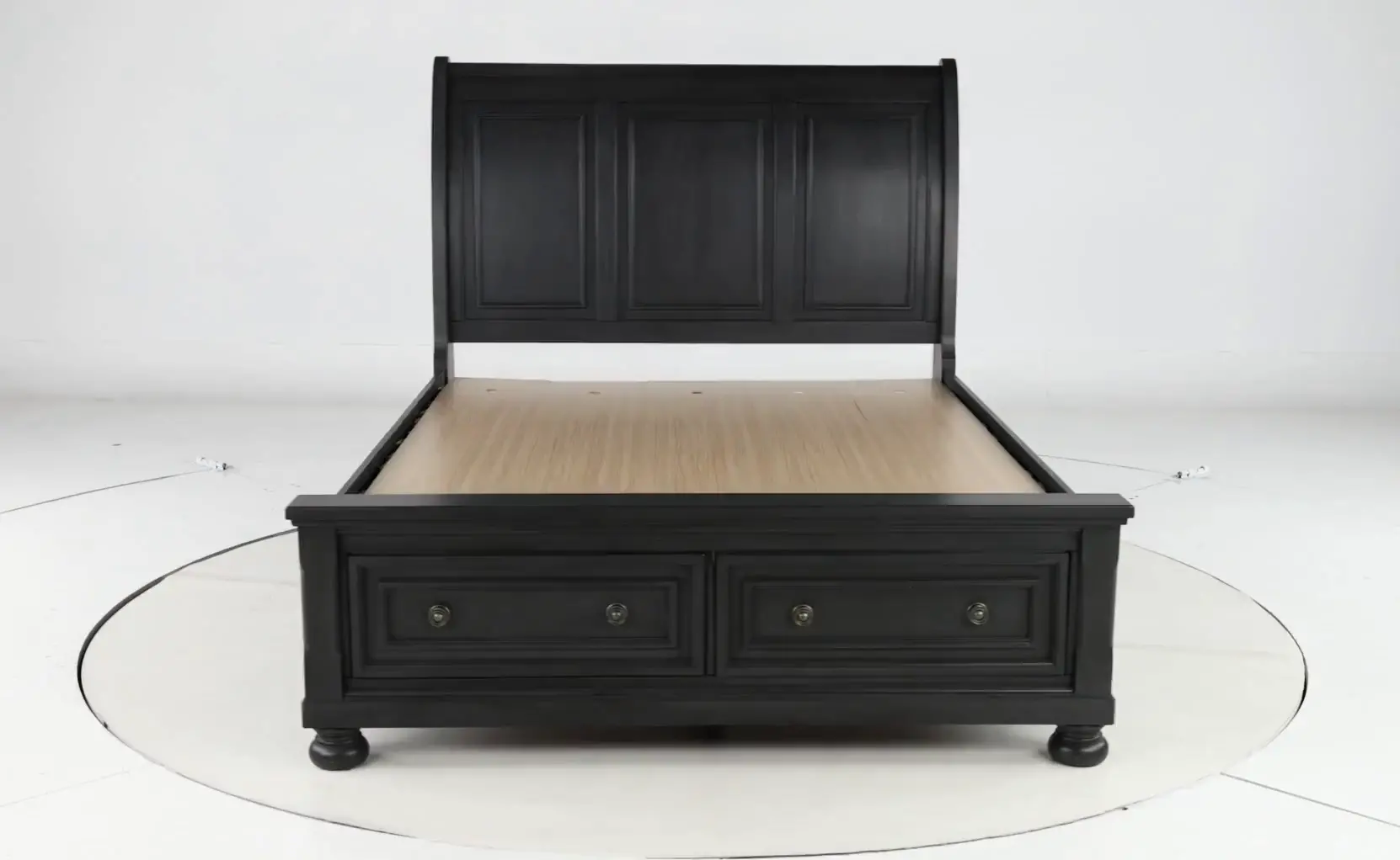 Stella Gray Queen Storage Bed-11