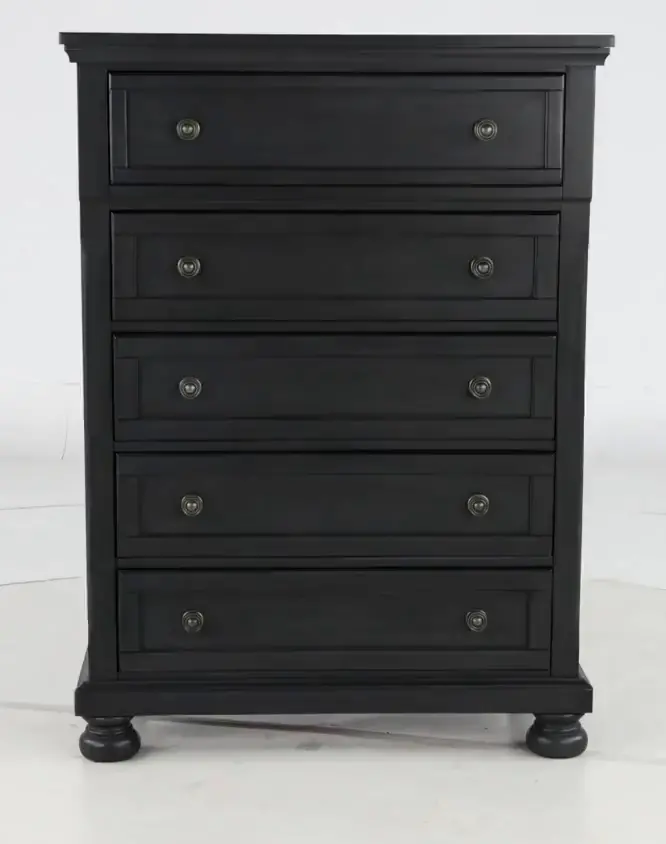 Stella Avalon Gray 5-Drawer Chest-8