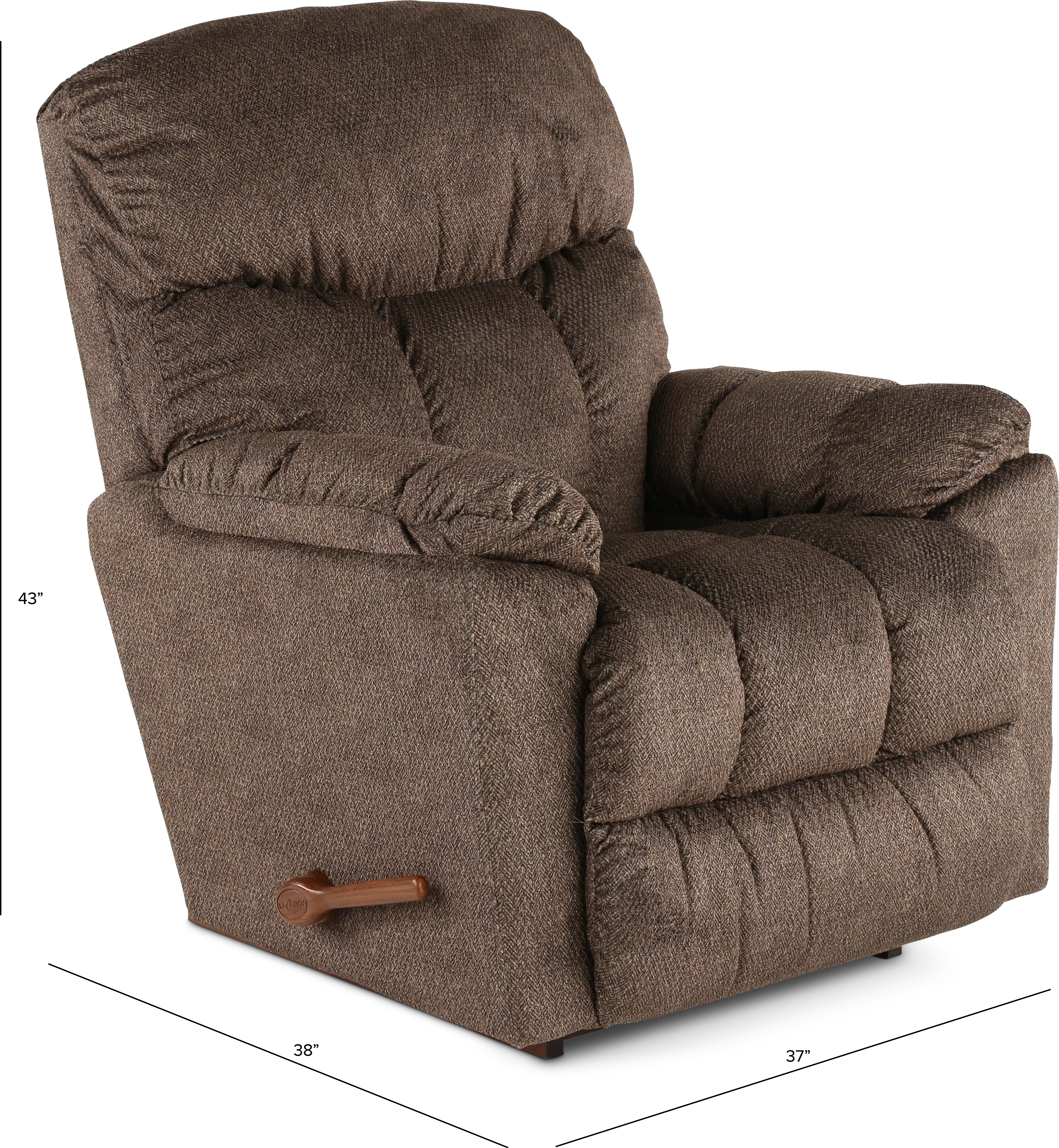 10-766/B153876 Morrison Brown Manual Reclina Rocker Recliner-2