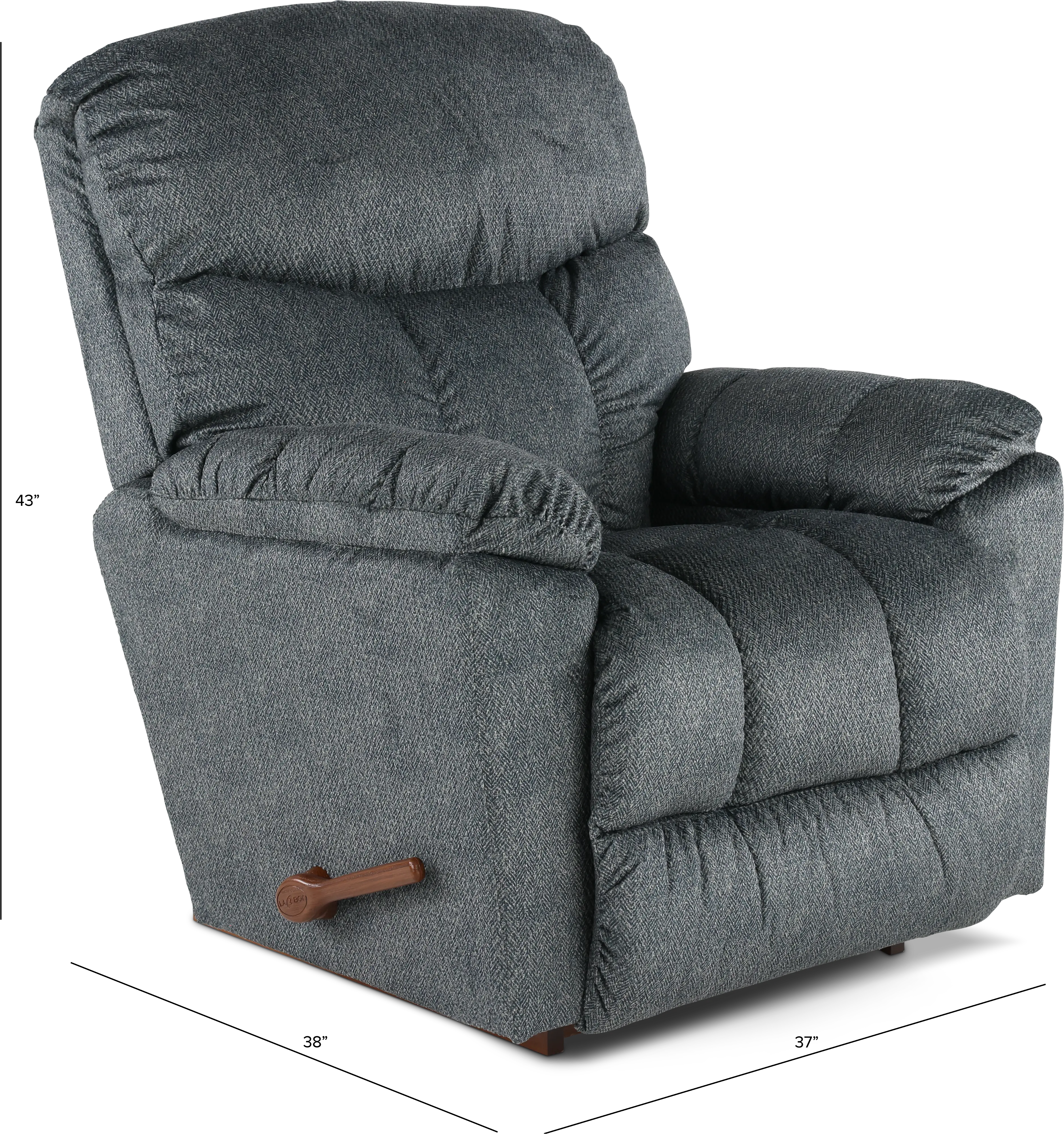 10-766/B153885 Morrison Blue Manual Reclina Rocker Recliner-3