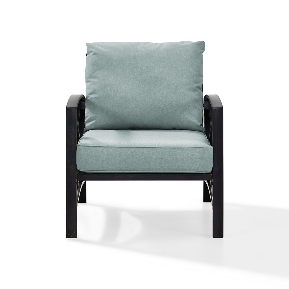 Kaplan Blue Patio Armchair