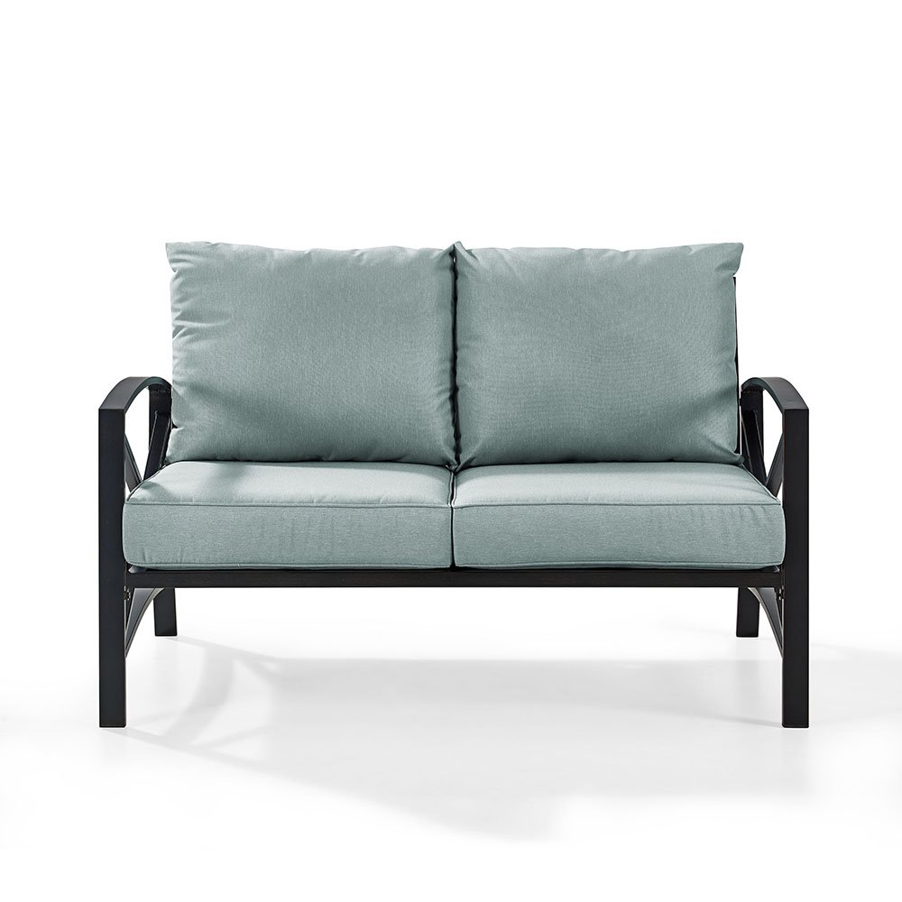 Kaplan Blue Patio Loveseat