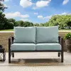 KO60008BZ-MI Kaplan Blue Patio Loveseat