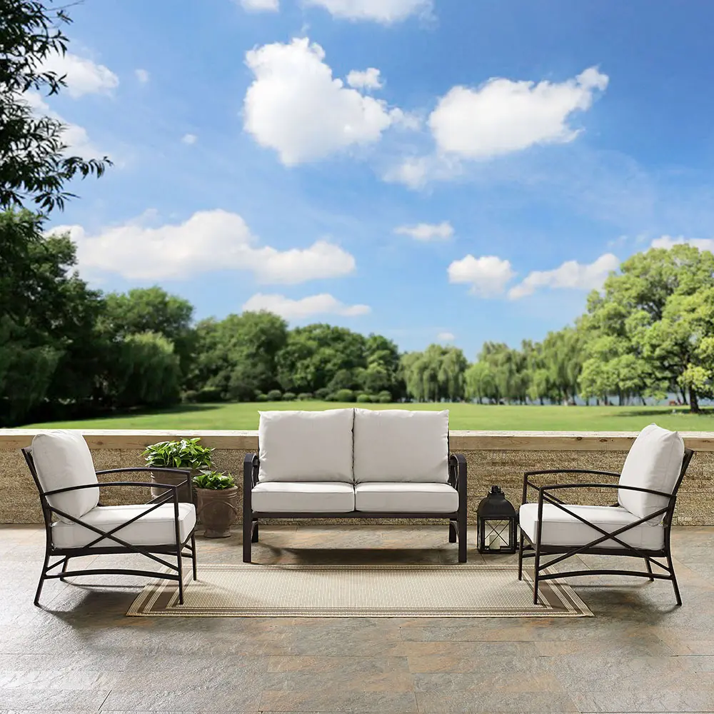 KO60011BZ-OL Kaplan 3 Piece Black and Beige Patio Seating Set-6