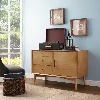 CF1106-AC Landon Brown Mid Century Modern 40 Inch TV Stand