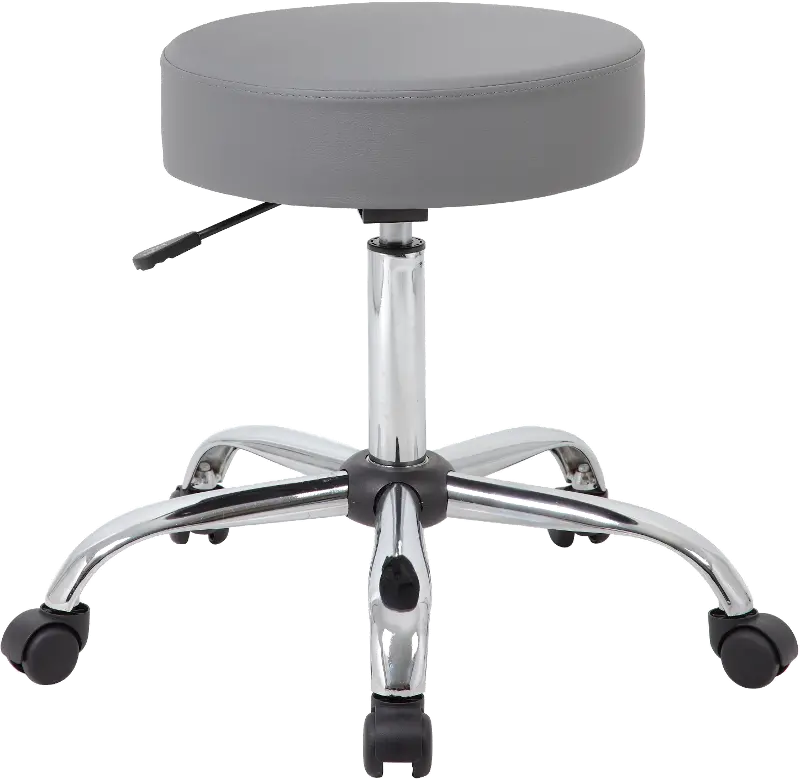 Gray Medical Office Chair Stool