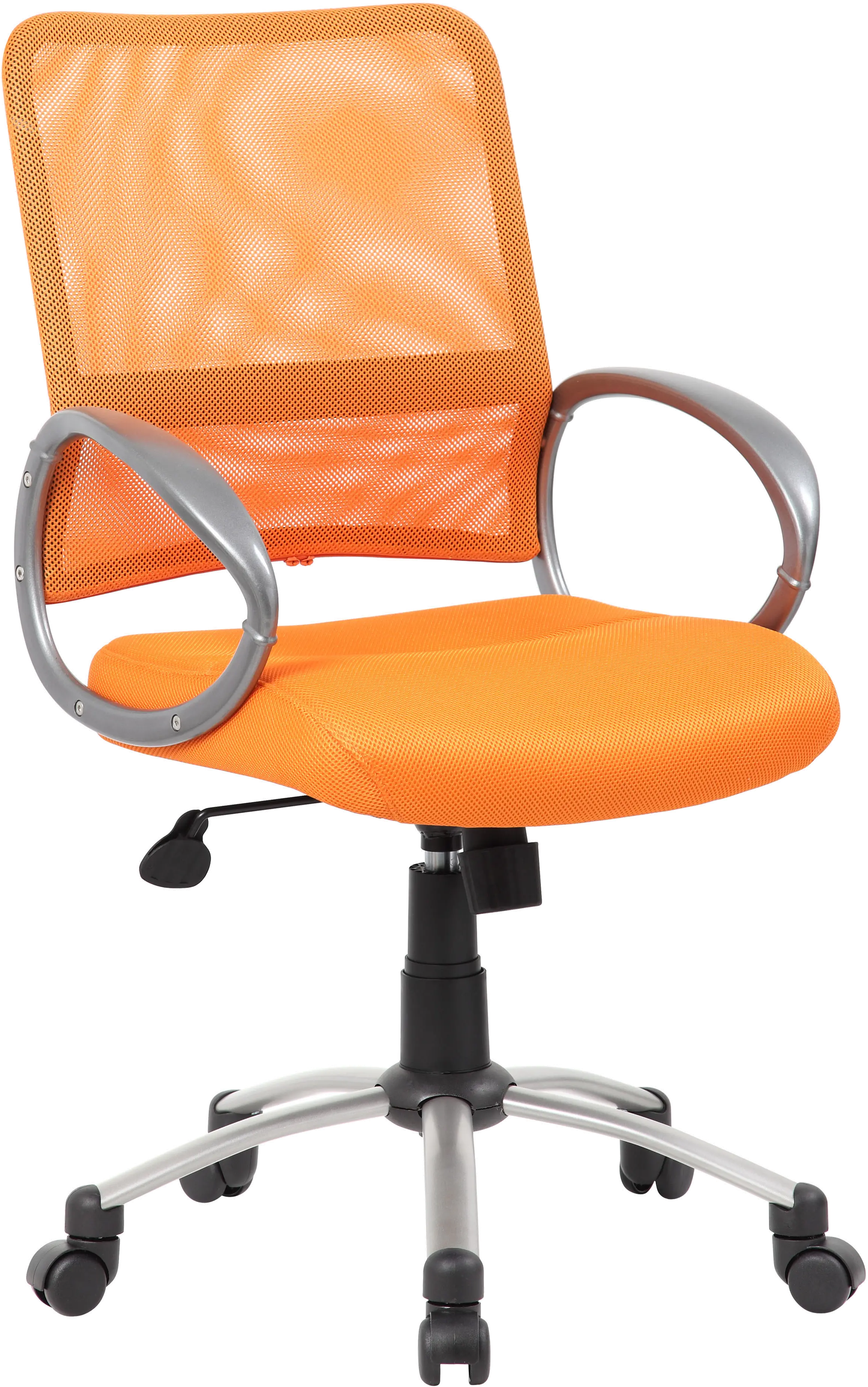 Adjustable Orange Breathable Office Chair-1