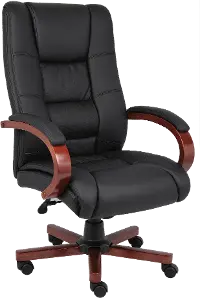 Black High-Back Executive Office Chair