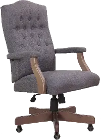 Gray High-Back Executive Swivel Chair