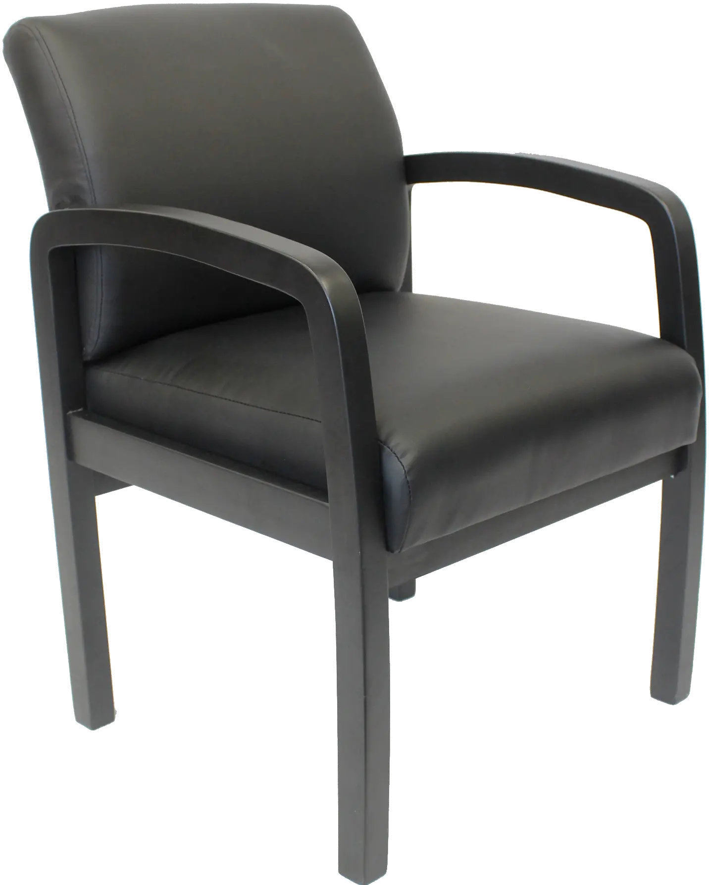 Black Office Guest Chair-1