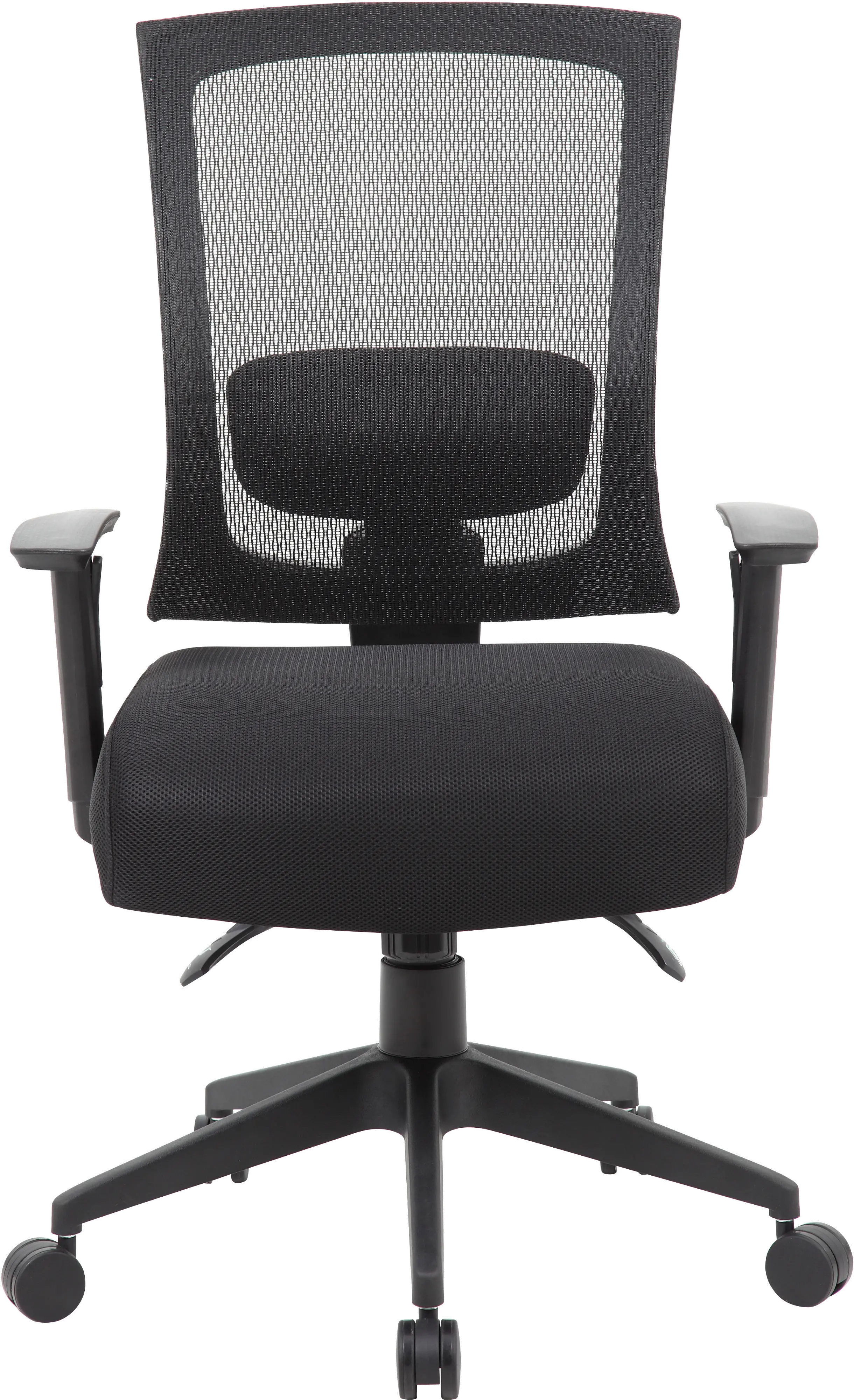 Black Three-Paddle Office Chair-3