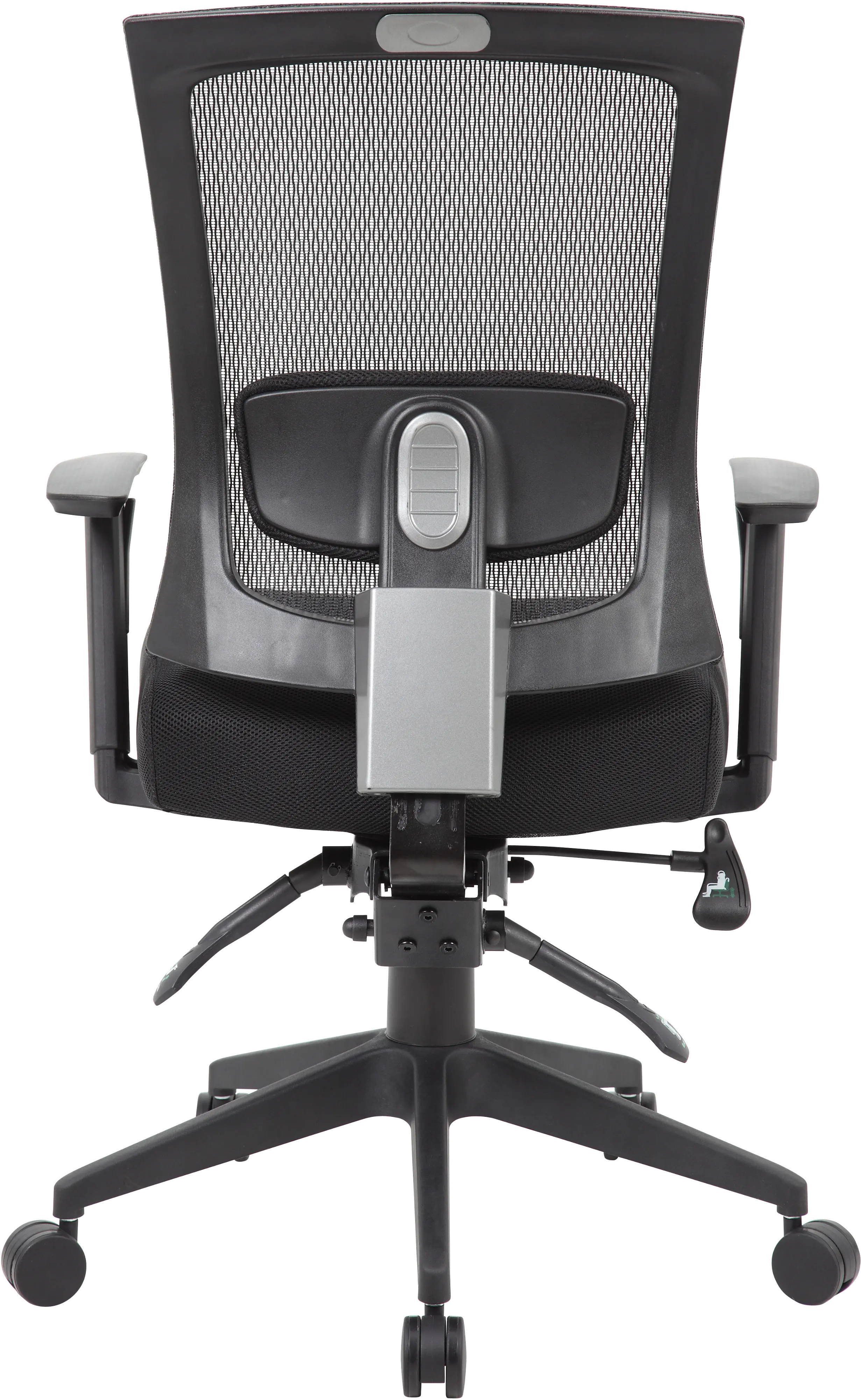 Black Three-Paddle Office Chair-5