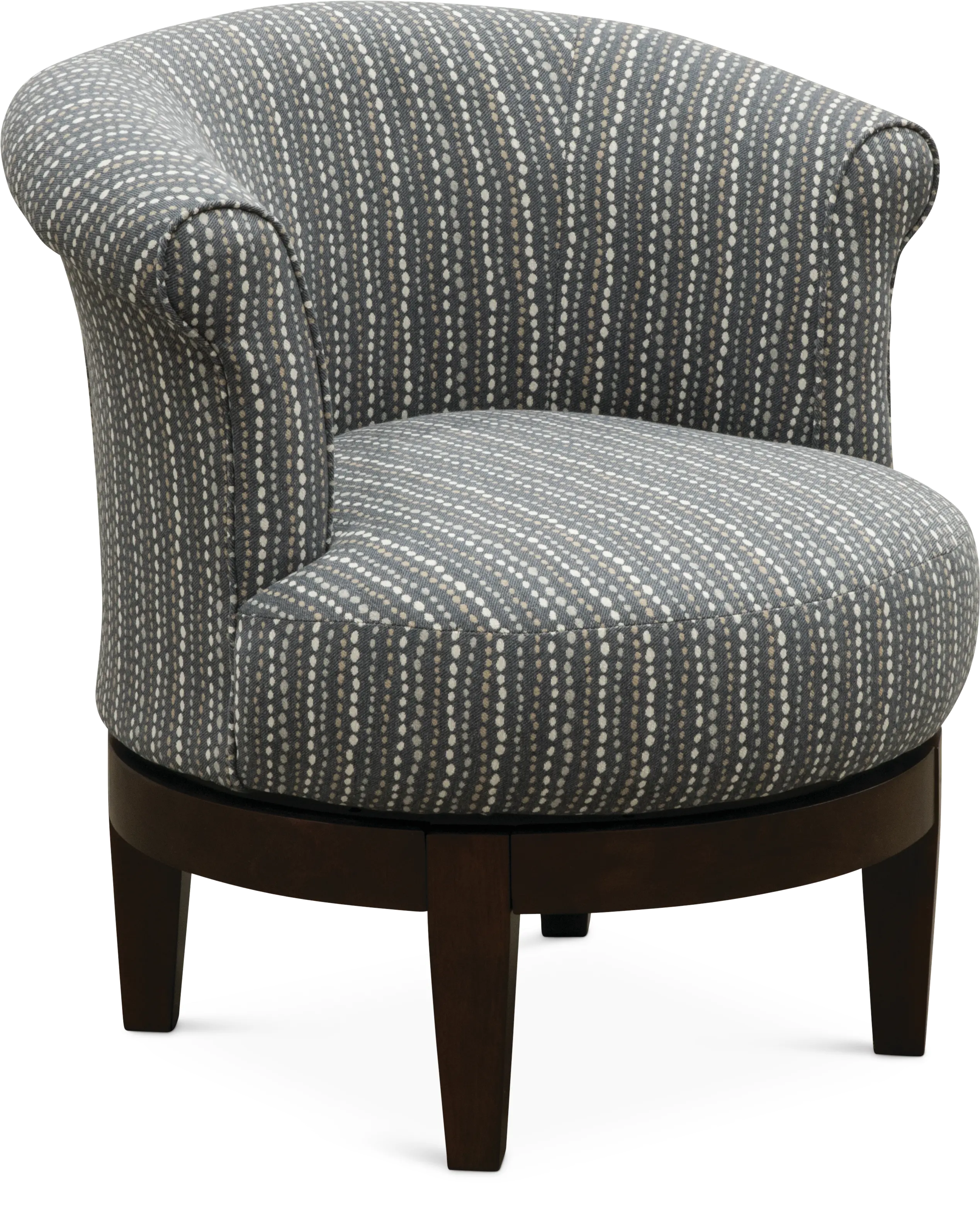 Attica Charcoal Gray Swivel Accent Chair-1