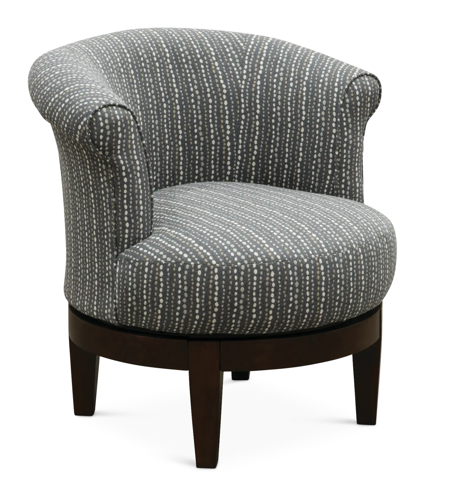 Attica Charcoal Gray Swivel Accent Chair-1