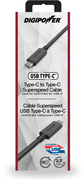RF-CC1-PD5A/3.1_C 3.3 Foot USB 3.1 Type C Cable-2