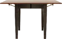 Saber Maple Two-Tone Drop Leaf Dining Room Table