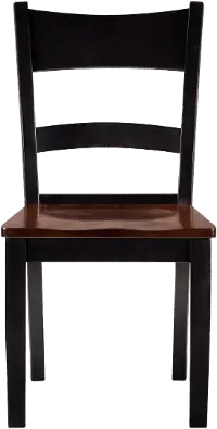 Saber Two-Tone Ladder Back Dining Chair