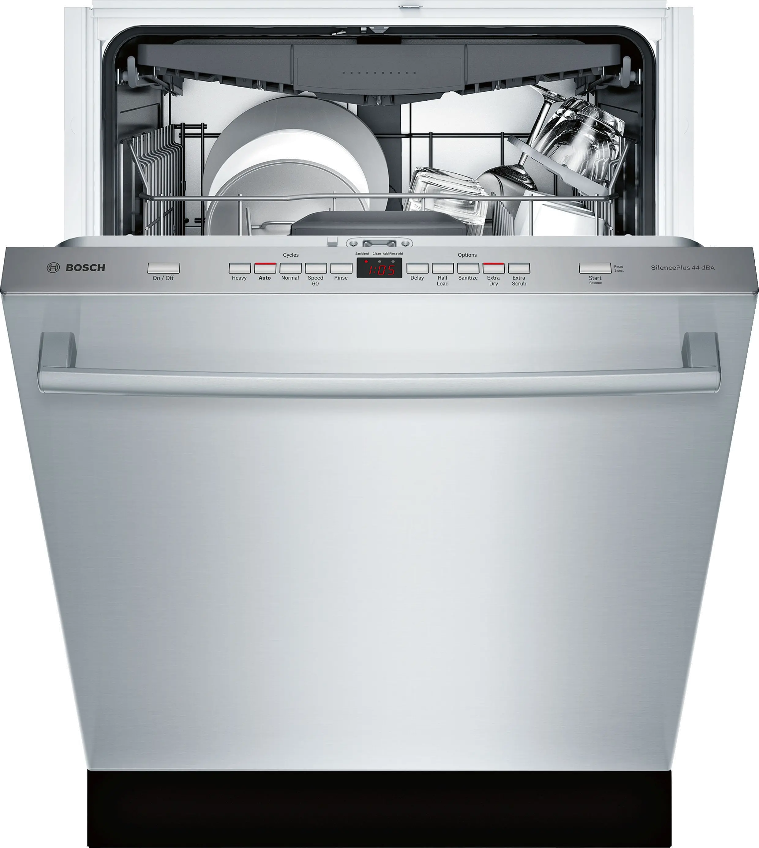 SHX863WD5N Bosch 300 Series Top Control Dishwasher - Stainless Steel-3