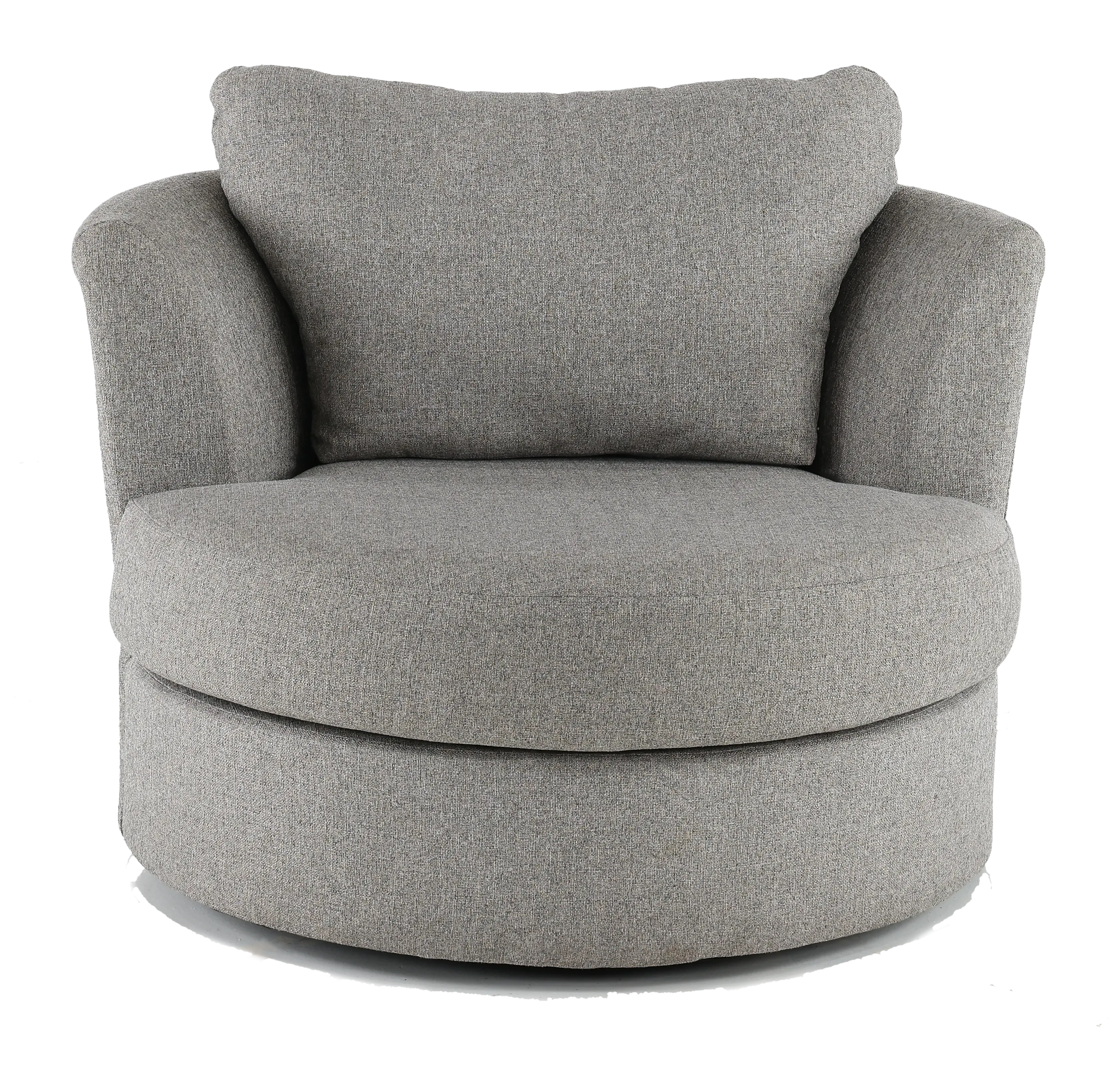 PLUCHA Emerson Slate Gray Swivel Chair-2