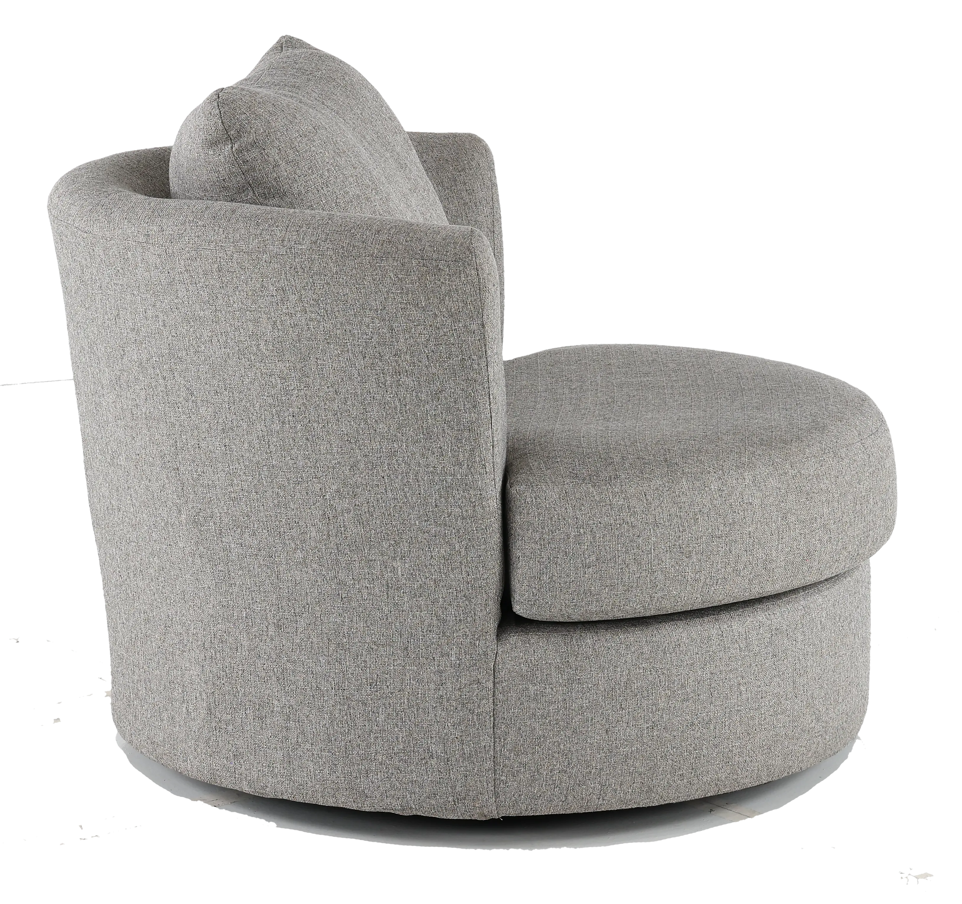 PLUCHA Emerson Slate Gray Swivel Chair-3