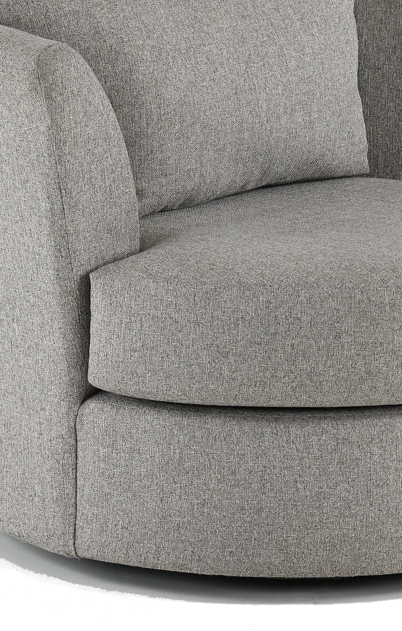 PLUCHA Emerson Slate Gray Swivel Chair-6