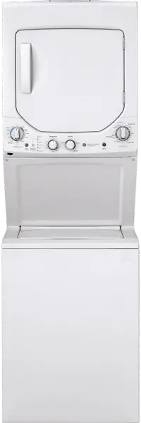GUD24ESSMWW GE Spacemaker  Washer and Electric Dryer Pair - White