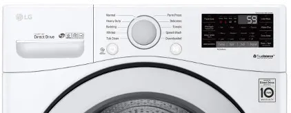 WM3500CW LG Front Load Washer with SmartThinQ - 4.5 cu. ft. White-1