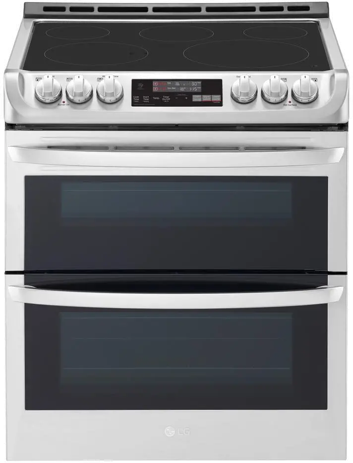 LTE4815ST LG 7.3 cu ft Double Oven Electric Range - Stainless Steel-1