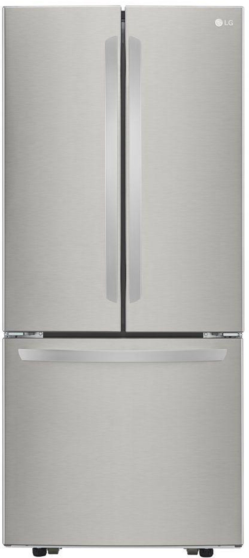 LG 21.8 cu ft French Door Refrigerator - 30"W Stainless Steel
