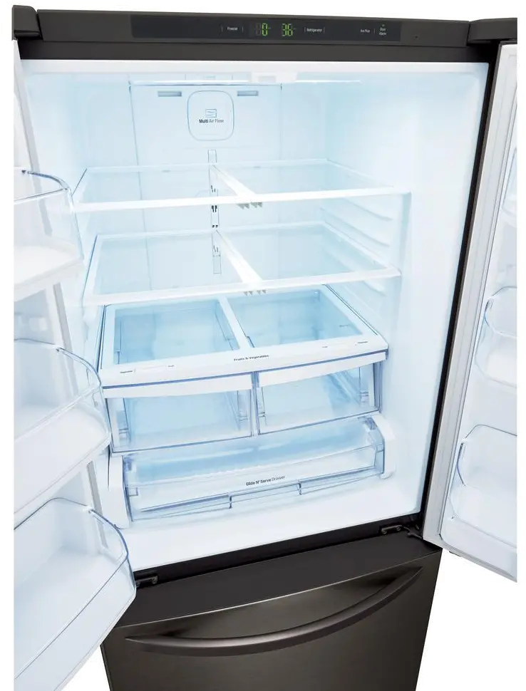 LFCS22520D LG 21.8 cu ft French Door Refrigerator - 30 W Black Stainless Steel-5