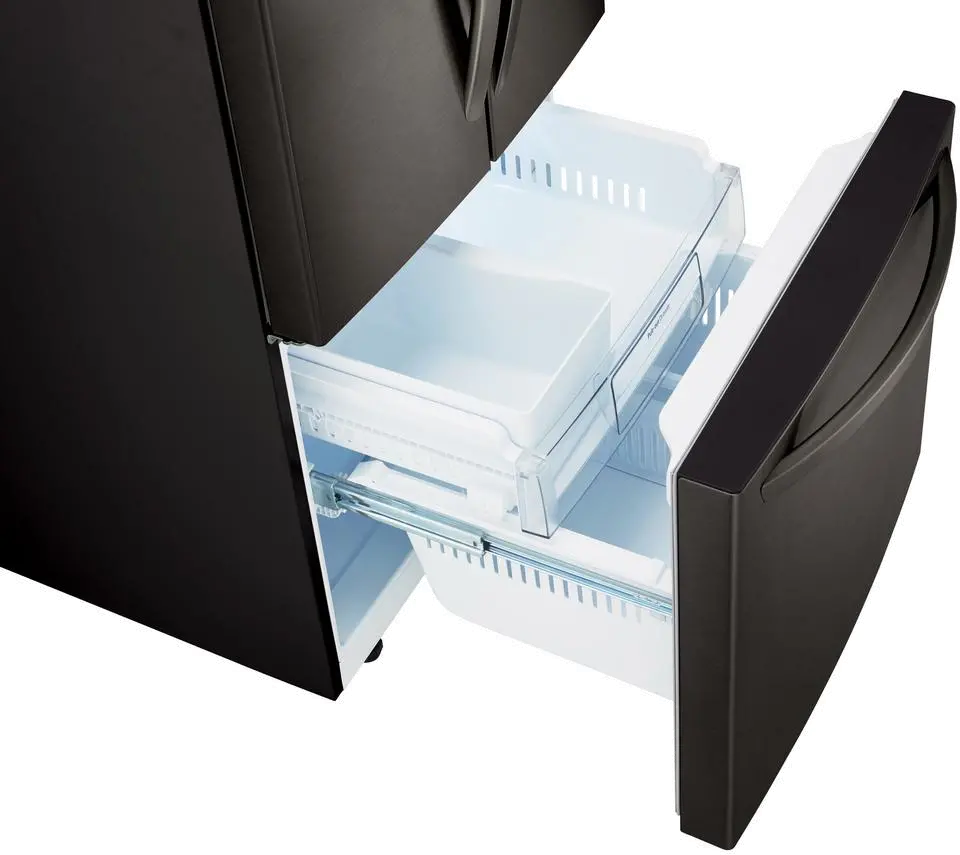 LFCS22520D LG 21.8 cu ft French Door Refrigerator - 30 W Black Stainless Steel-2