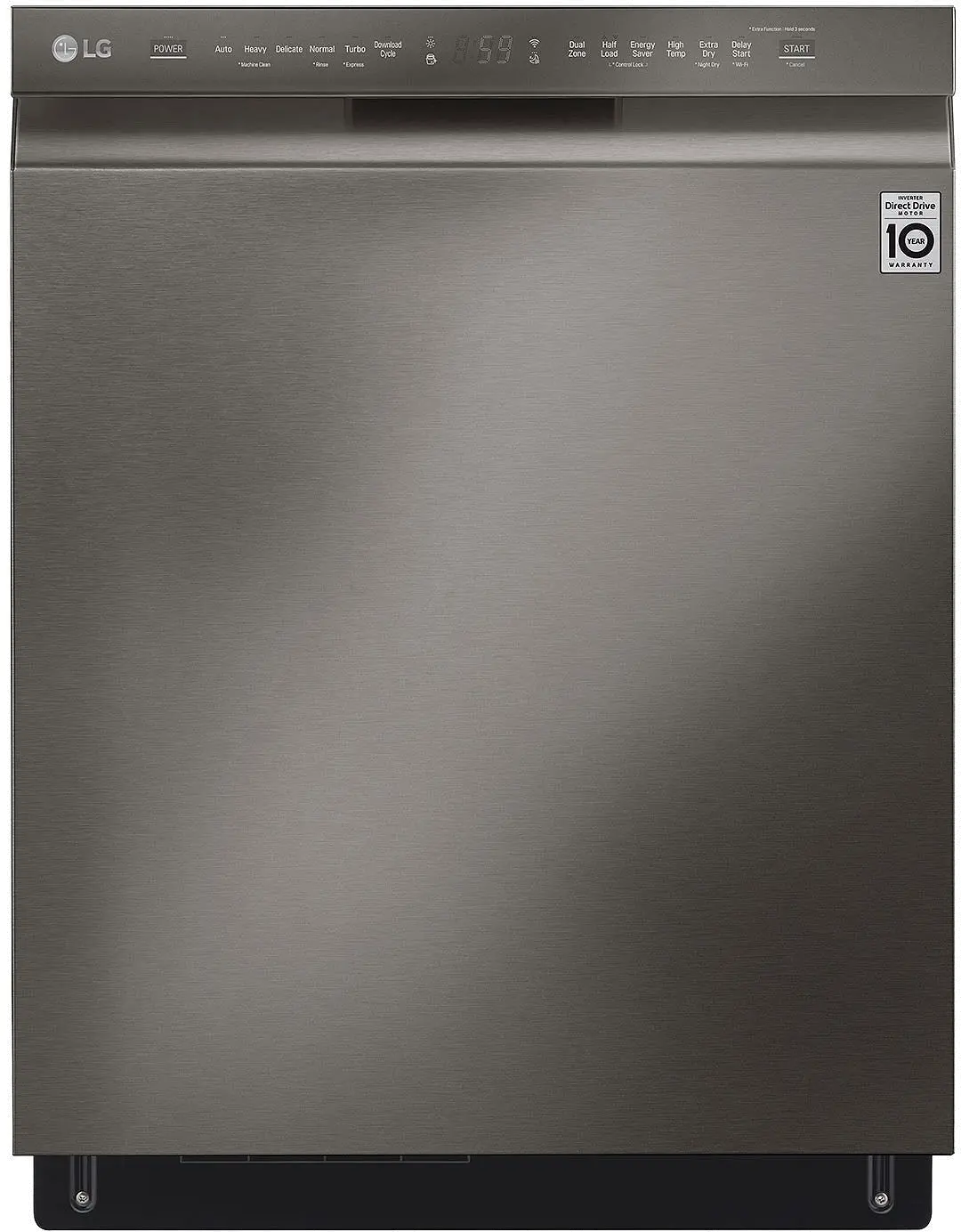 LDF5678BD LG Dishwasher with Smart Home Features - Black Stainless Steel-2