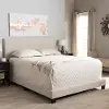 131-7315-RCW Contemporary Beige King Upholstered Bed - Brookfield