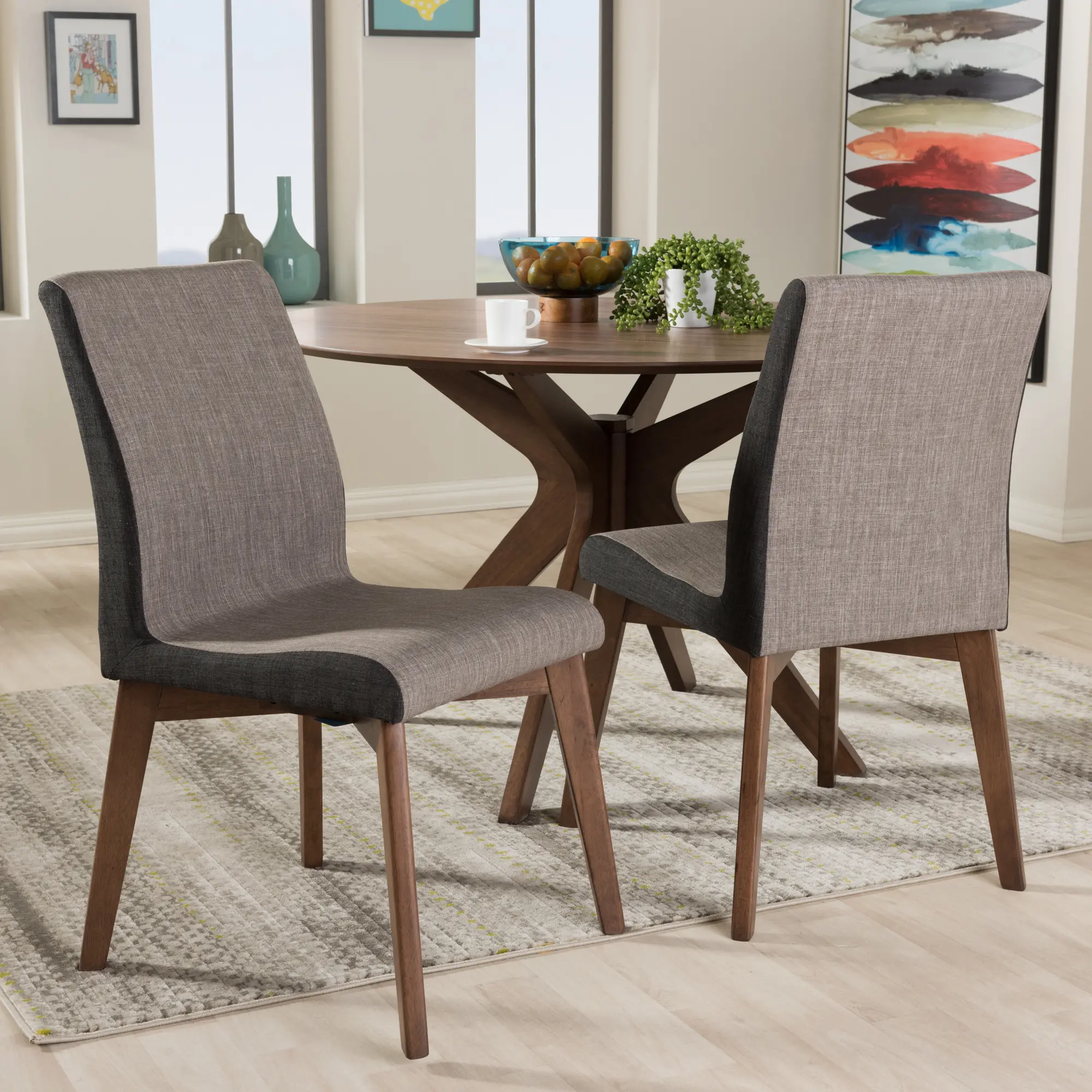 134-2PC-7181-RCW Kimberly Brown Dining Room Chairs (Set of 2)-6