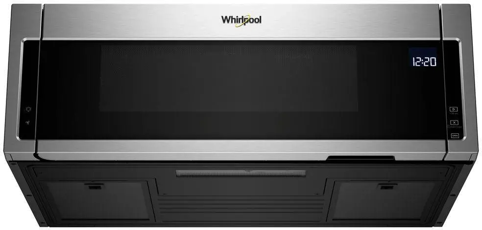 WML75011HZ Whirlpool Low Profile Over the Range Microwave with Sensor Cook - Stainless Steel-3