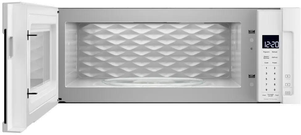 WML75011HW Whirlpool Low Profile Over the Range Microwave with Sensor Cook- White-1