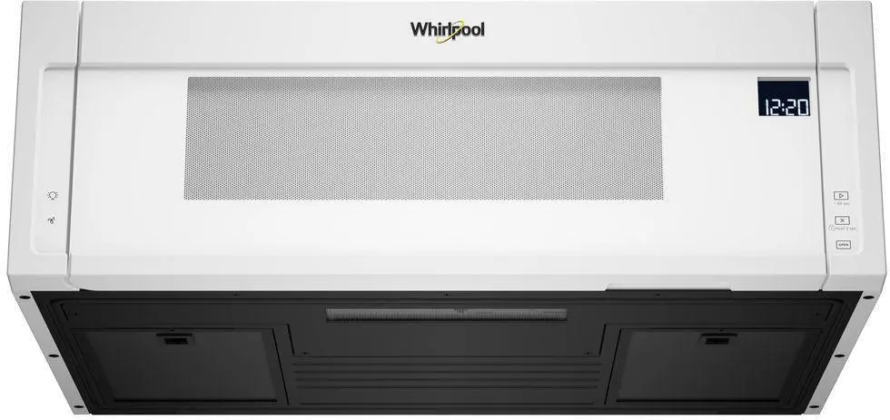 WML75011HW Whirlpool Low Profile Over the Range Microwave with Sensor Cook- White-3