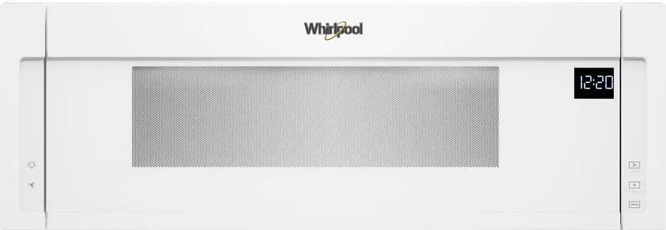 WML55011HW Whirlpool Low Profile Over the Range Microwave Oven - White-2