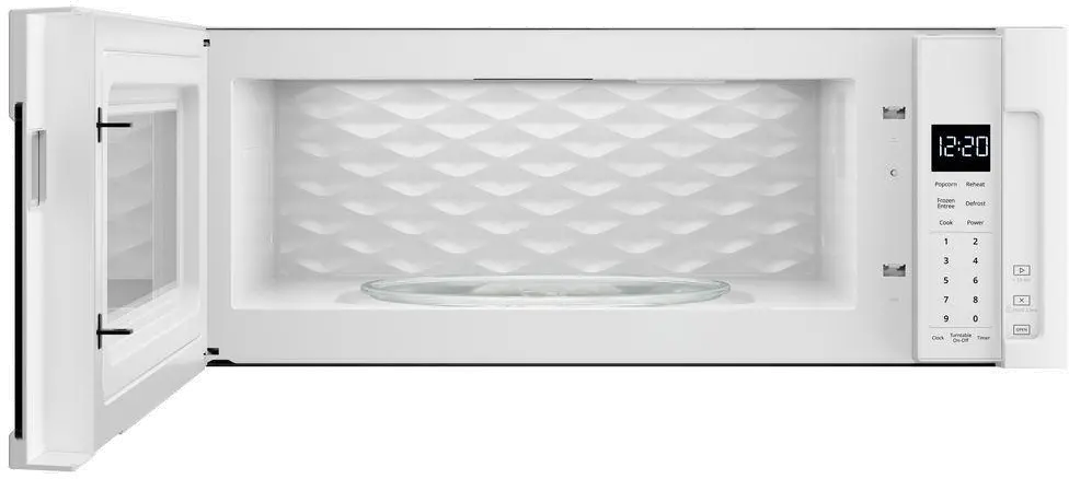 WML55011HW Whirlpool Low Profile Over the Range Microwave Oven - White-1